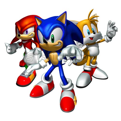 Sonic the Hedgehog T-shirts Iron On Transfers N7965 - Click Image to Close